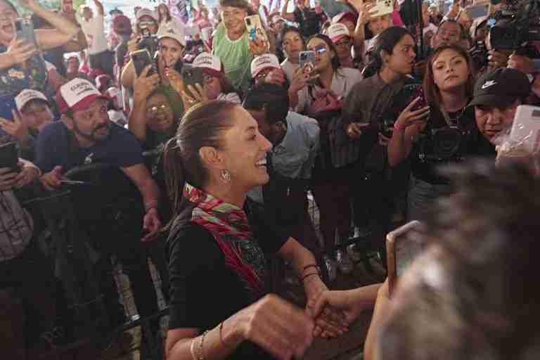 Claudia Sheinbaum durante su visita a Guadalajara / Fotografías por Aldo Sánchez